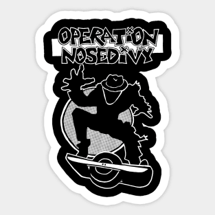 Operation Ivy Nosedivy onewheel man Sticker